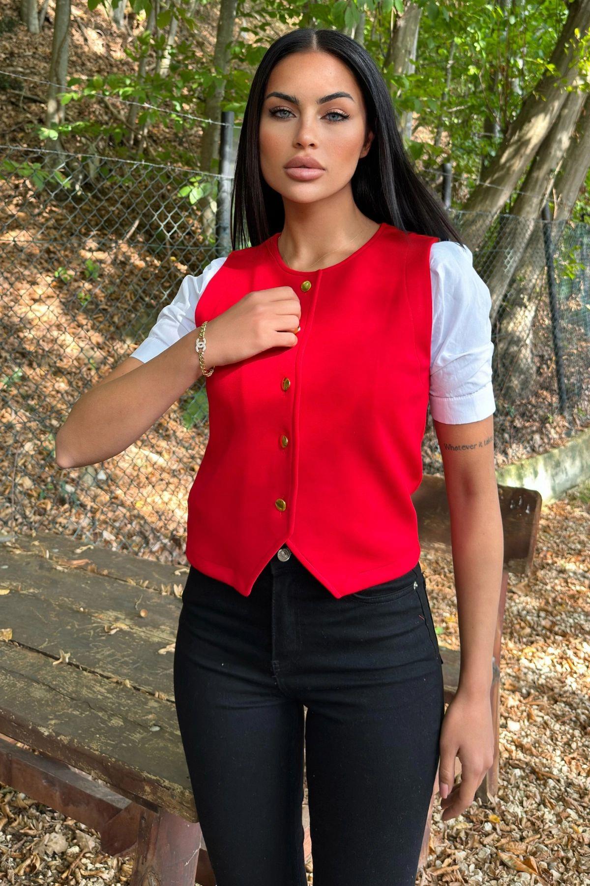 Red Women Jacket