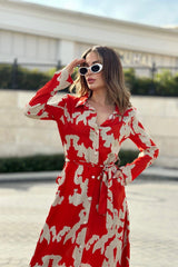 Red Women Dress