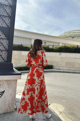 Red Women Dress