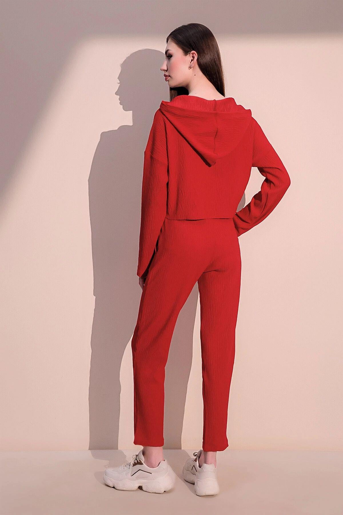 Red Women Pants