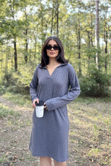 Grey Women Dress