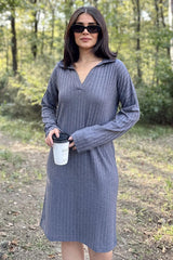 Grey Women Dress