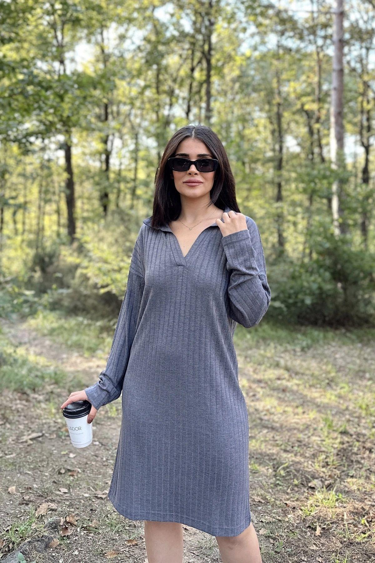 Grey Women Dress