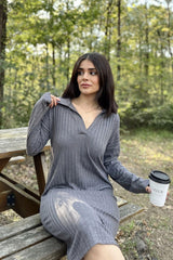 Grey Women Dress