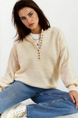 Cream Women Sweater