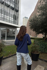 Navy Blue Women Blouse