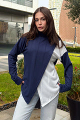 Navy Blue Women Blouse
