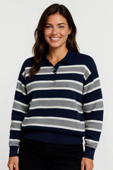 Navy Blue Women Sweater