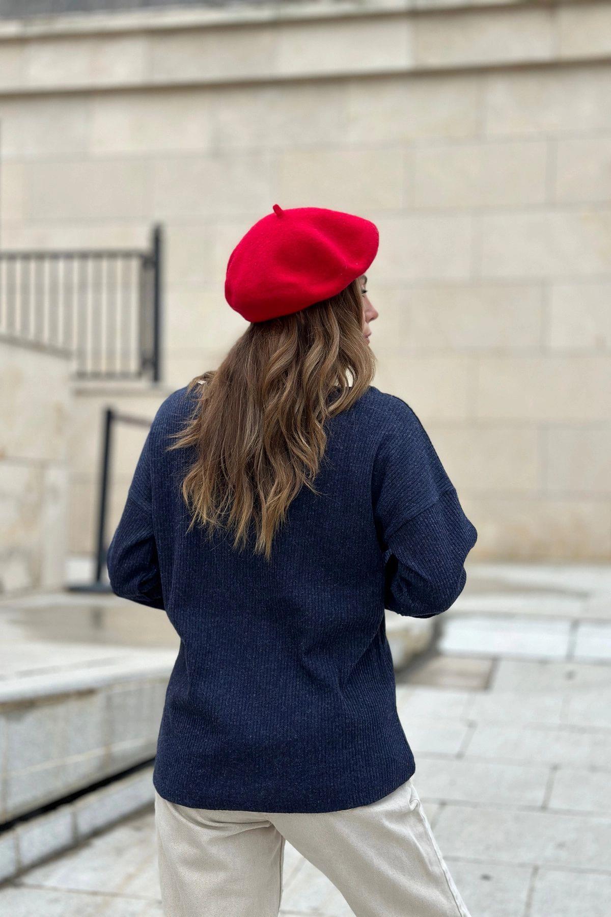 Navy Women Sweater