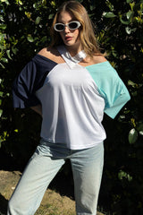 Navy Blue Women Blouse