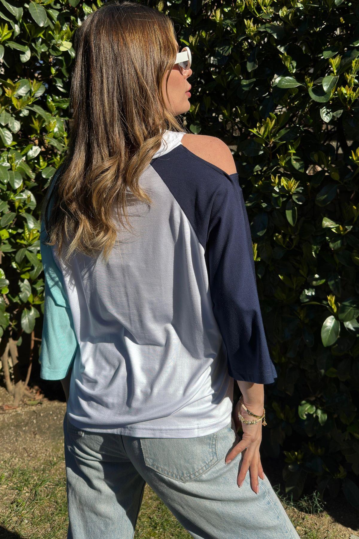 Navy Blue Women Blouse