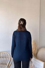 Navy Women Blouse