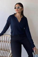 Navy Women Blouse