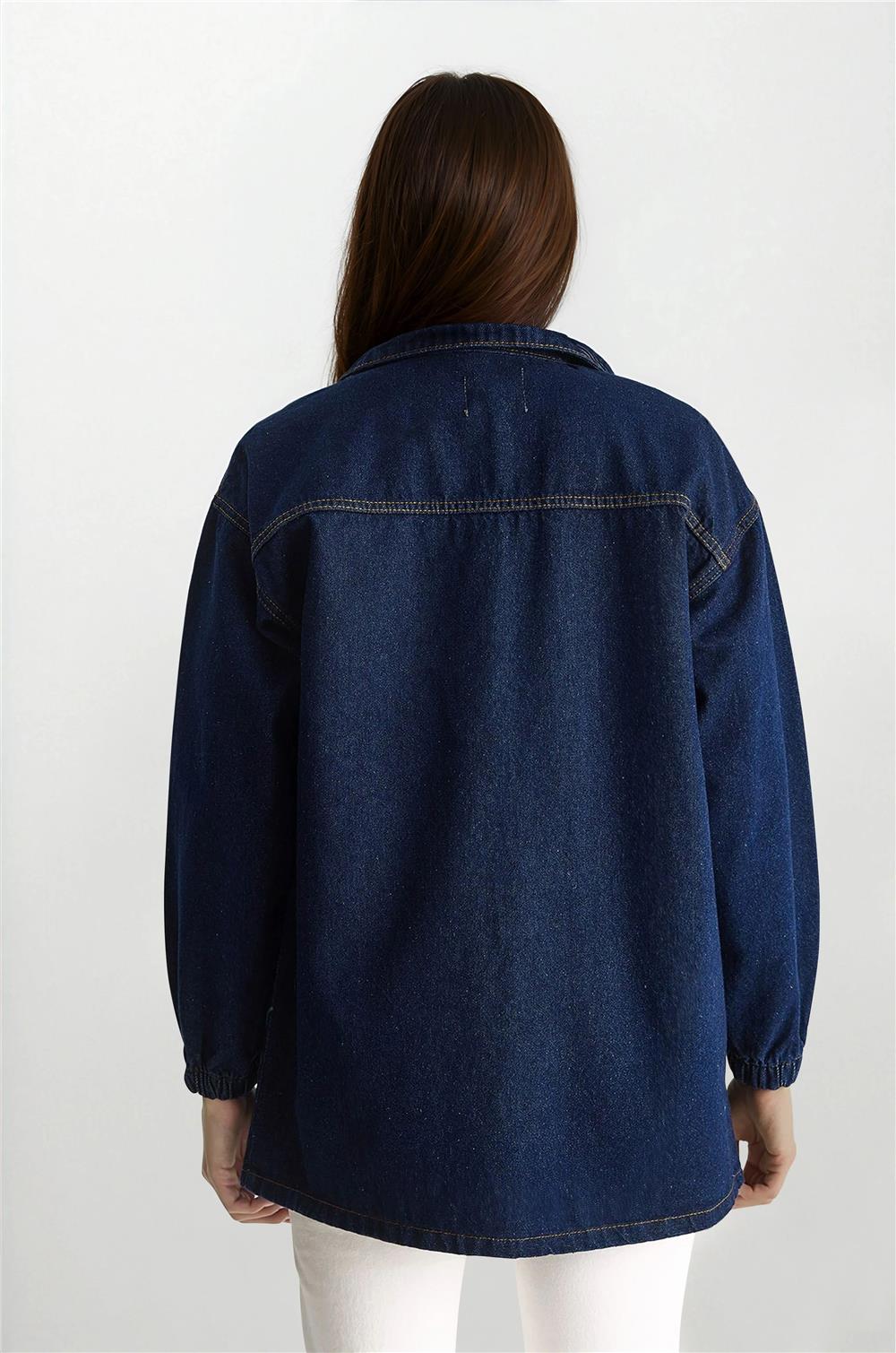 Navy Blue Women Jacket