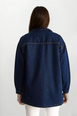 Navy Blue Women Jacket