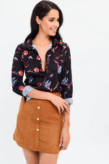 Navy Blue Women Shirt