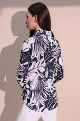 Navy Blue Women Shirt