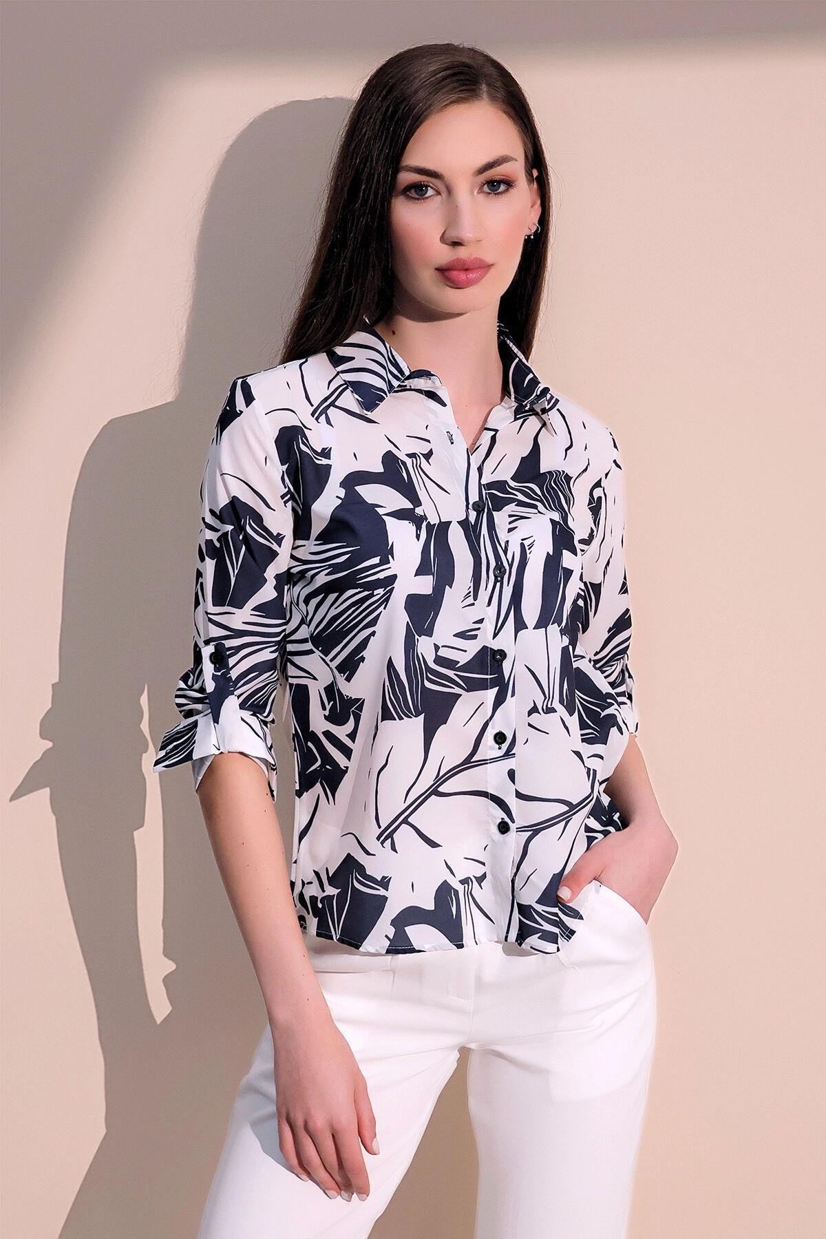 Navy Blue Women Shirt