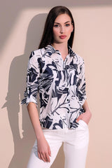 Navy Blue Women Shirt