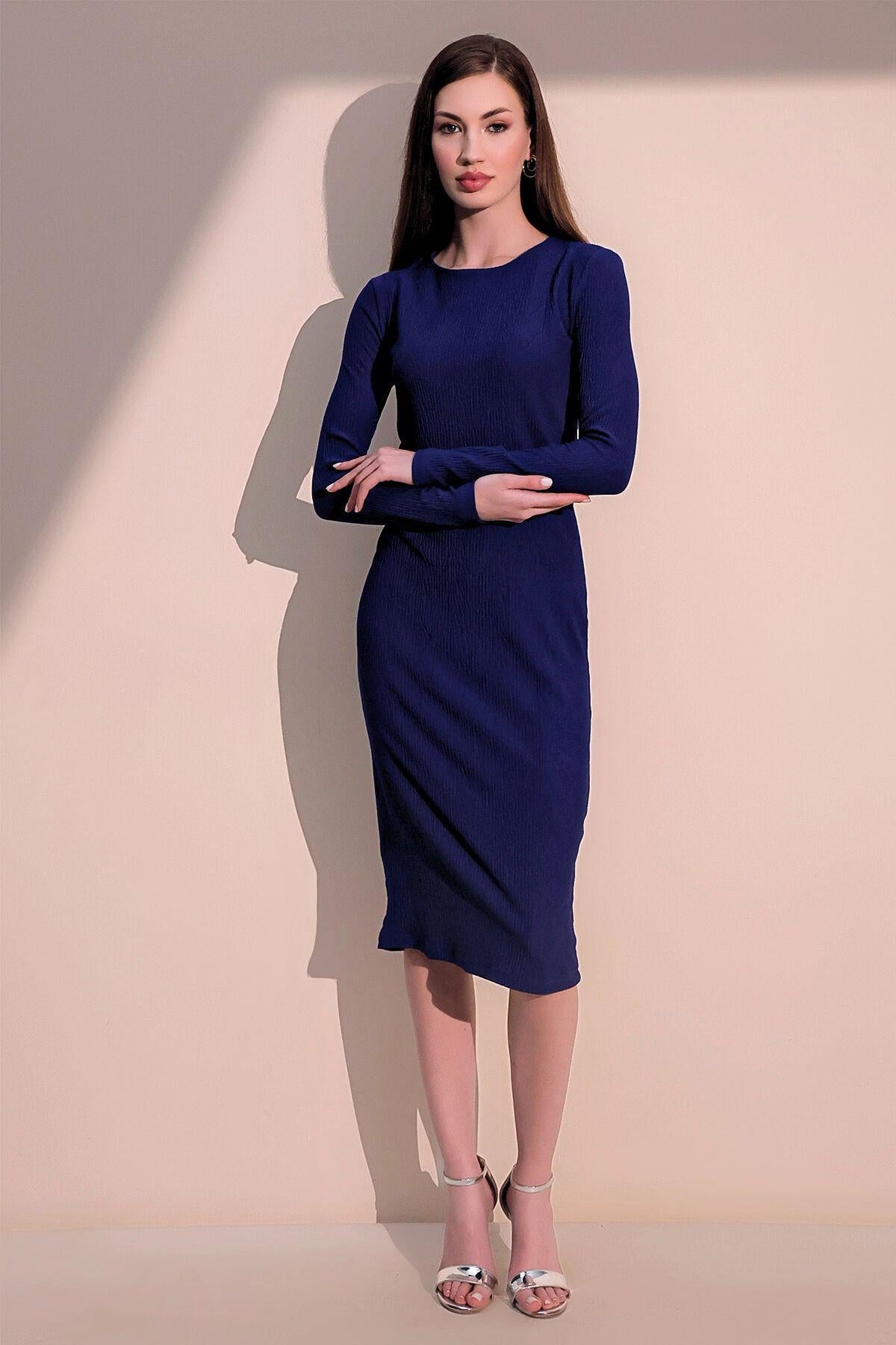 Navy Blue Women Dress