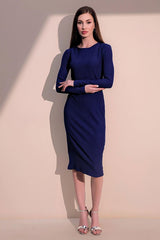 Navy Blue Women Dress