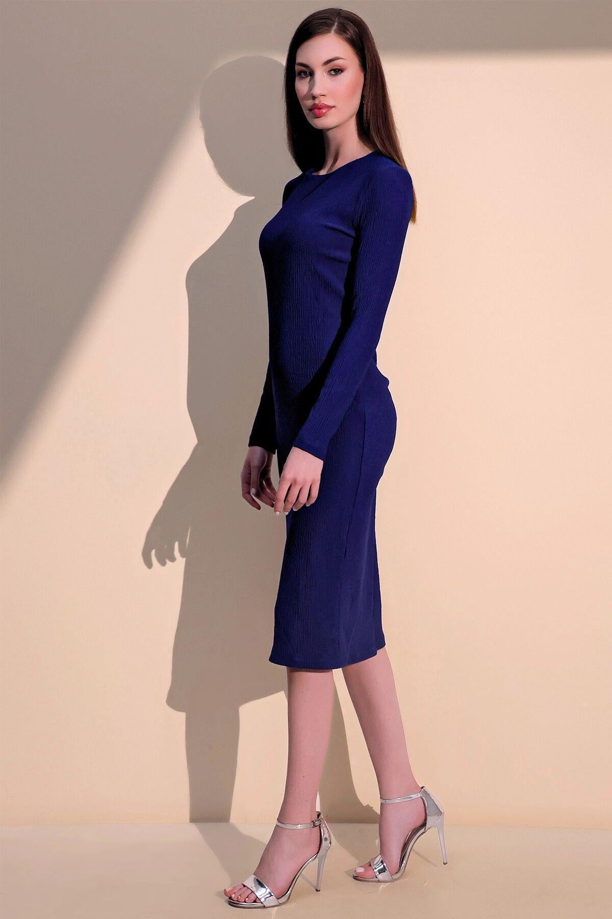 Navy Blue Women Dress