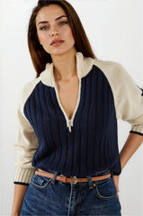Navy Blue Women Sweater