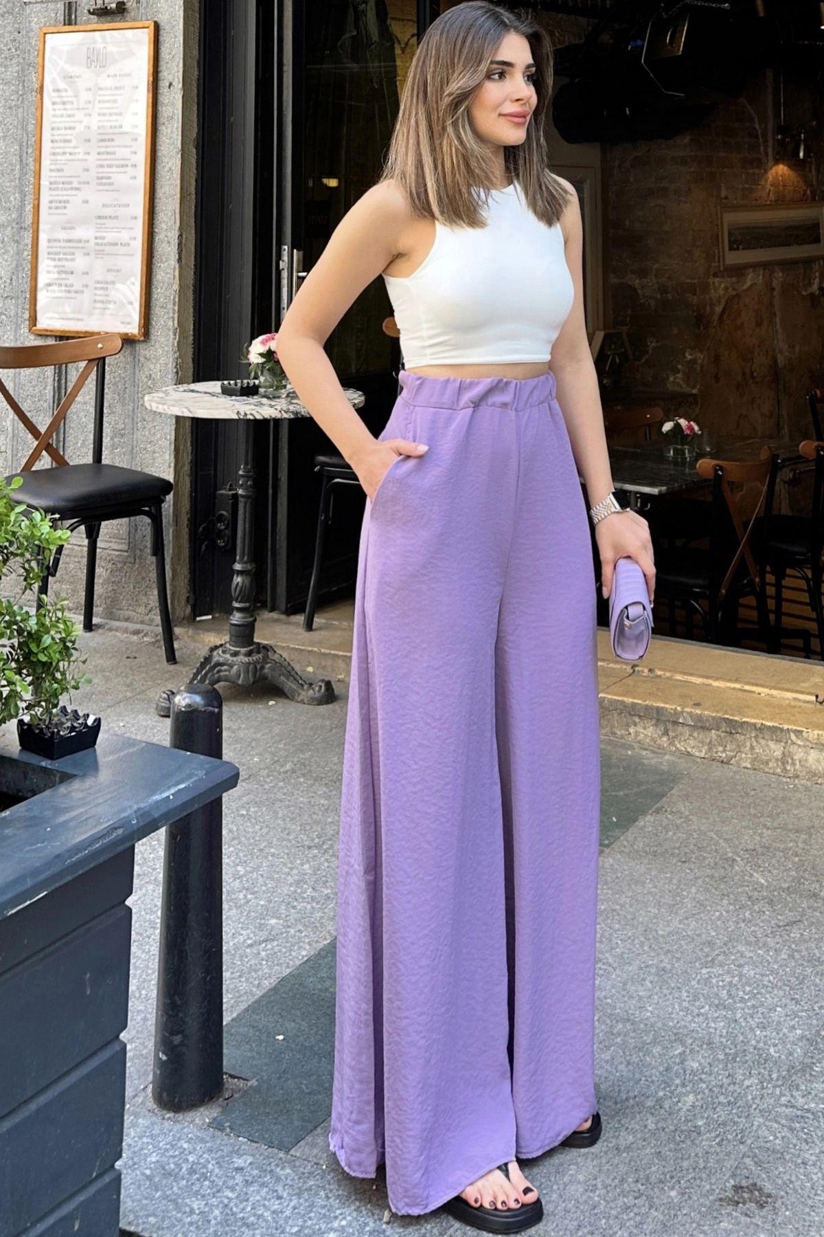 Lilac Women Pants