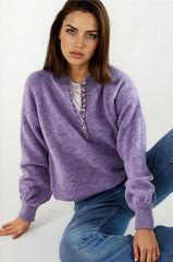 Lilac Women Sweater