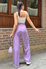 Lilac Women Pants
