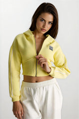 Lemon Yellow Women Cardigan