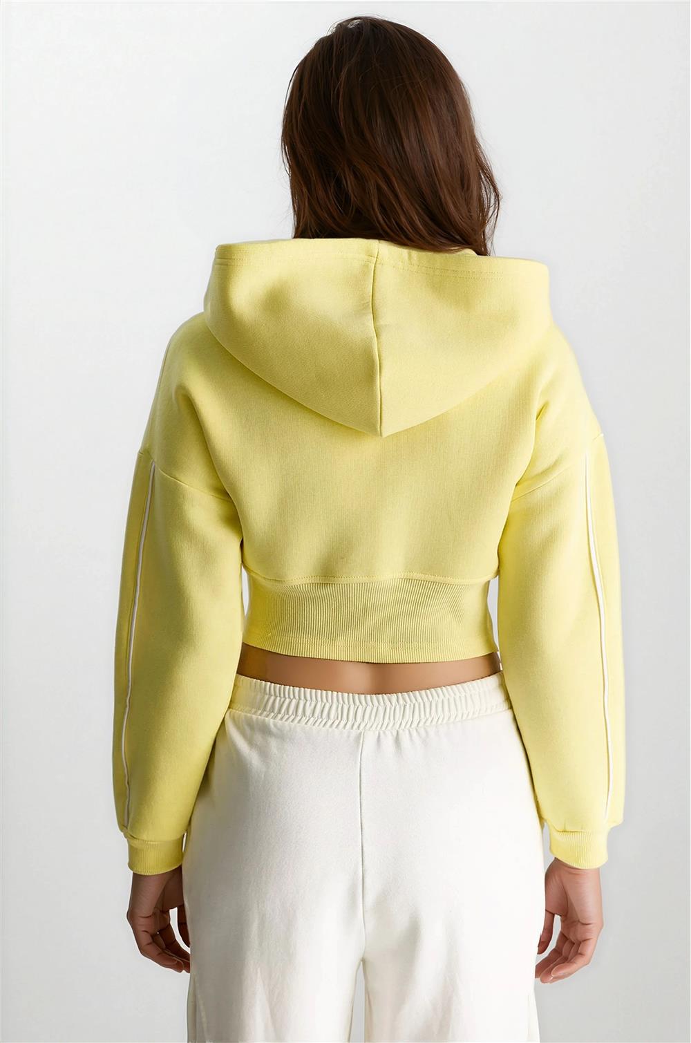 Lemon Yellow Women Cardigan