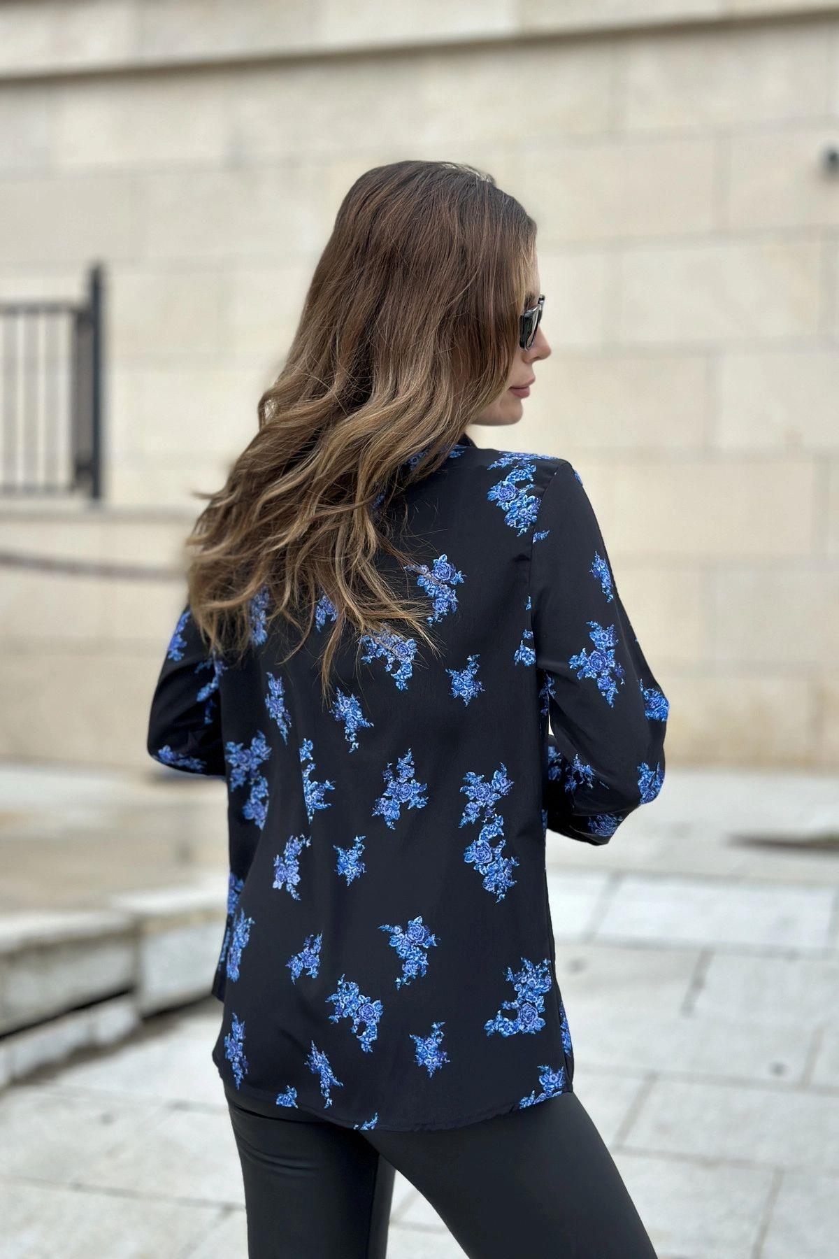 Black & Blue Women Shirt