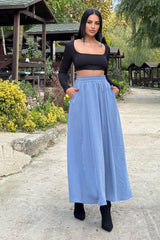 Blue Women Skirt