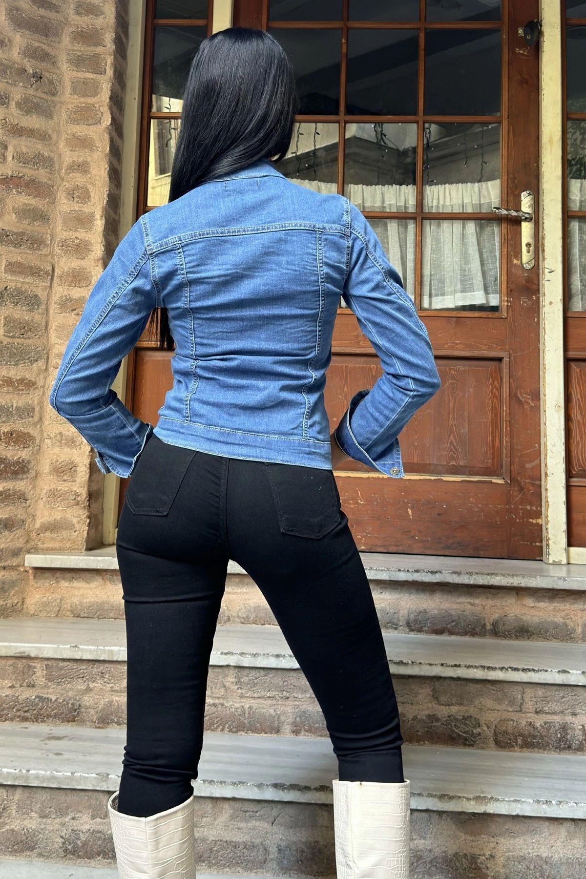 Blue Women Jacket