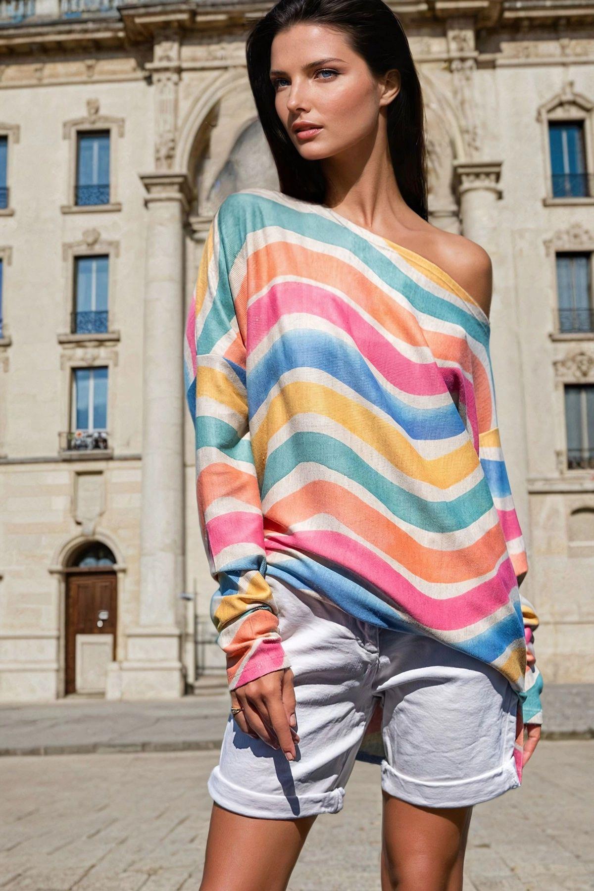 Multi Color Women Blouse