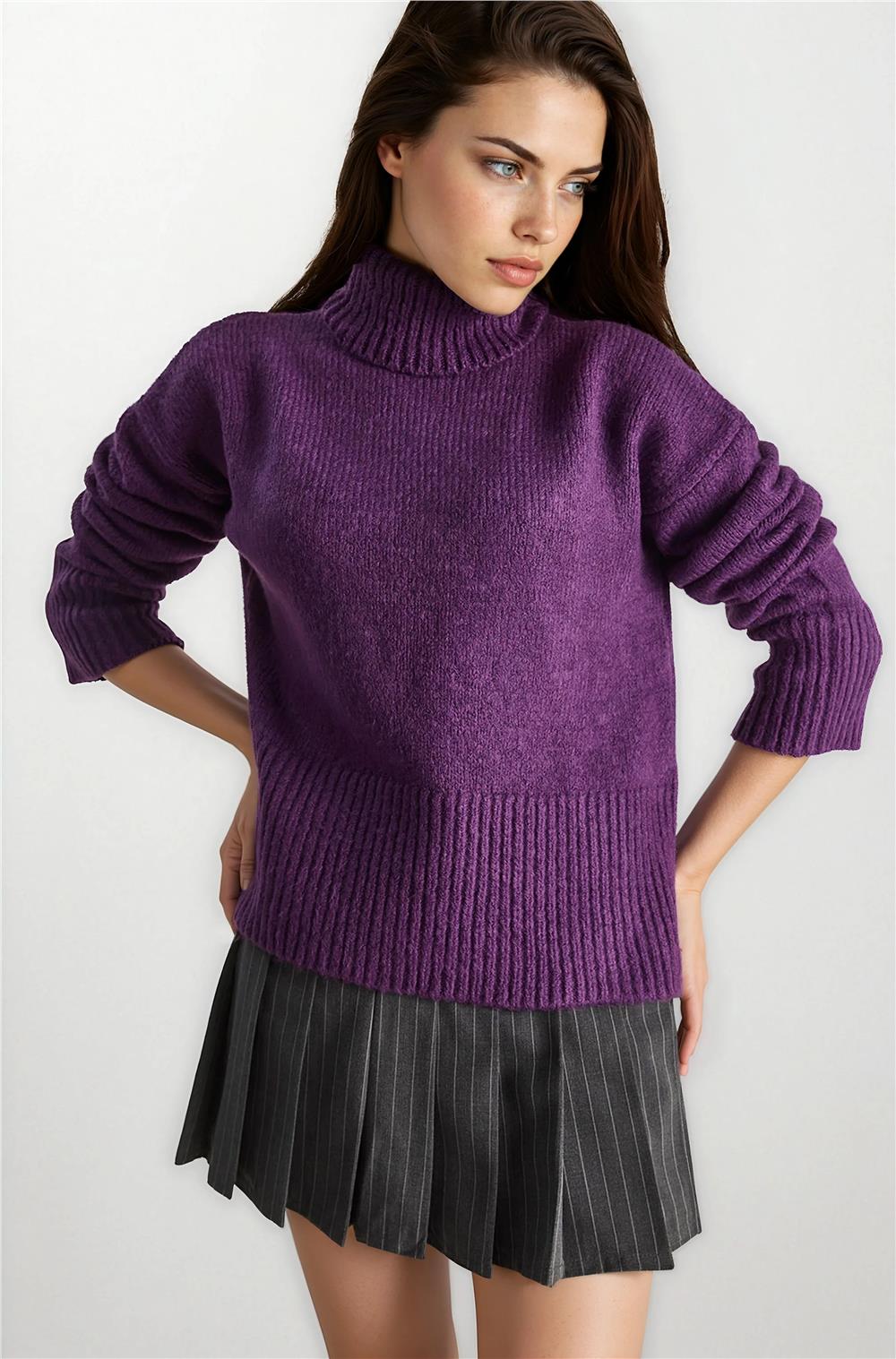 Purple Women Sweater