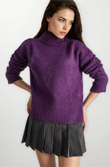 Purple Women Sweater