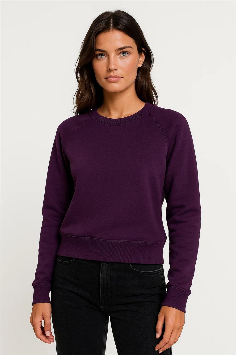 Purple Women Sweatshirt