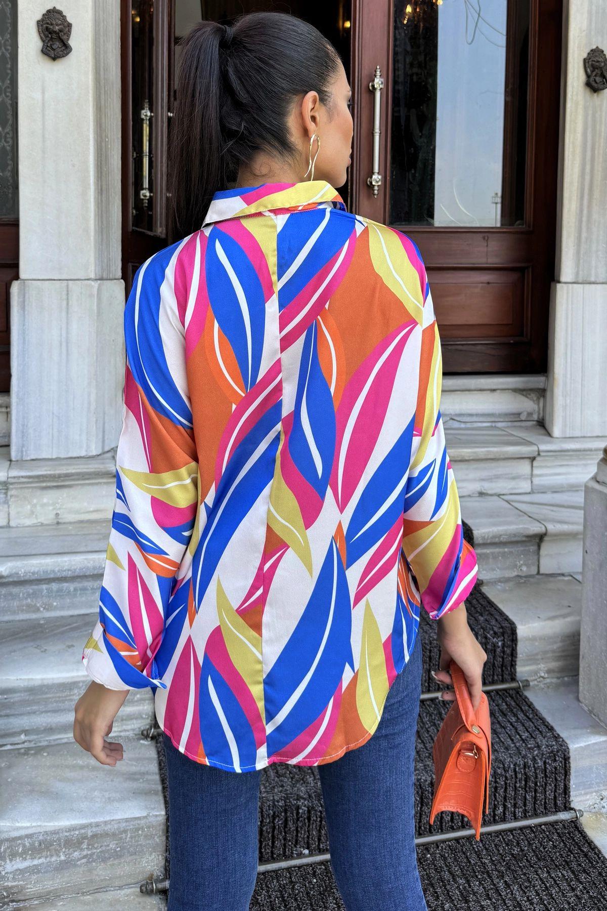 Multi Color Women Shirt