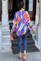 Multi Color Women Shirt