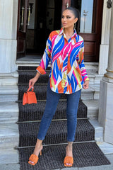 Multi Color Women Shirt