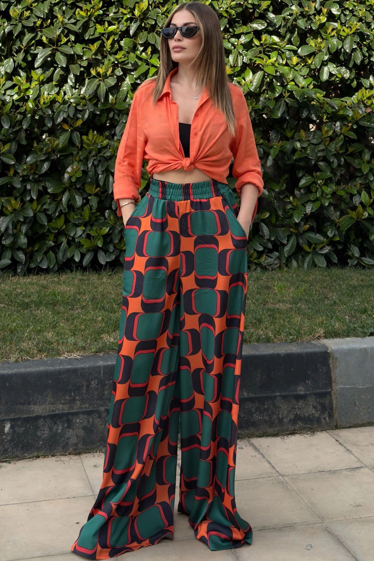 Emerald Green Women Pants
