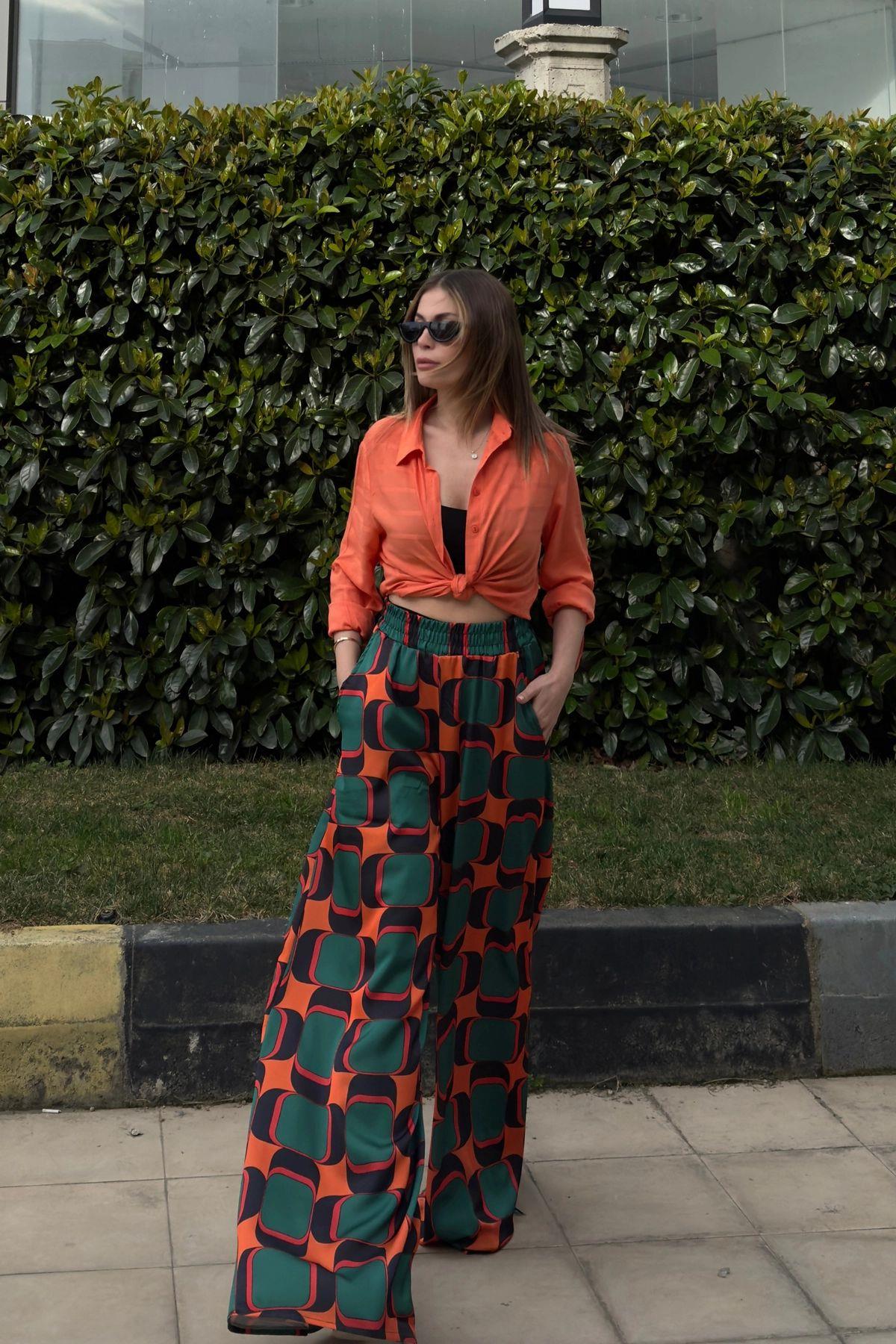 Emerald Green Women Pants