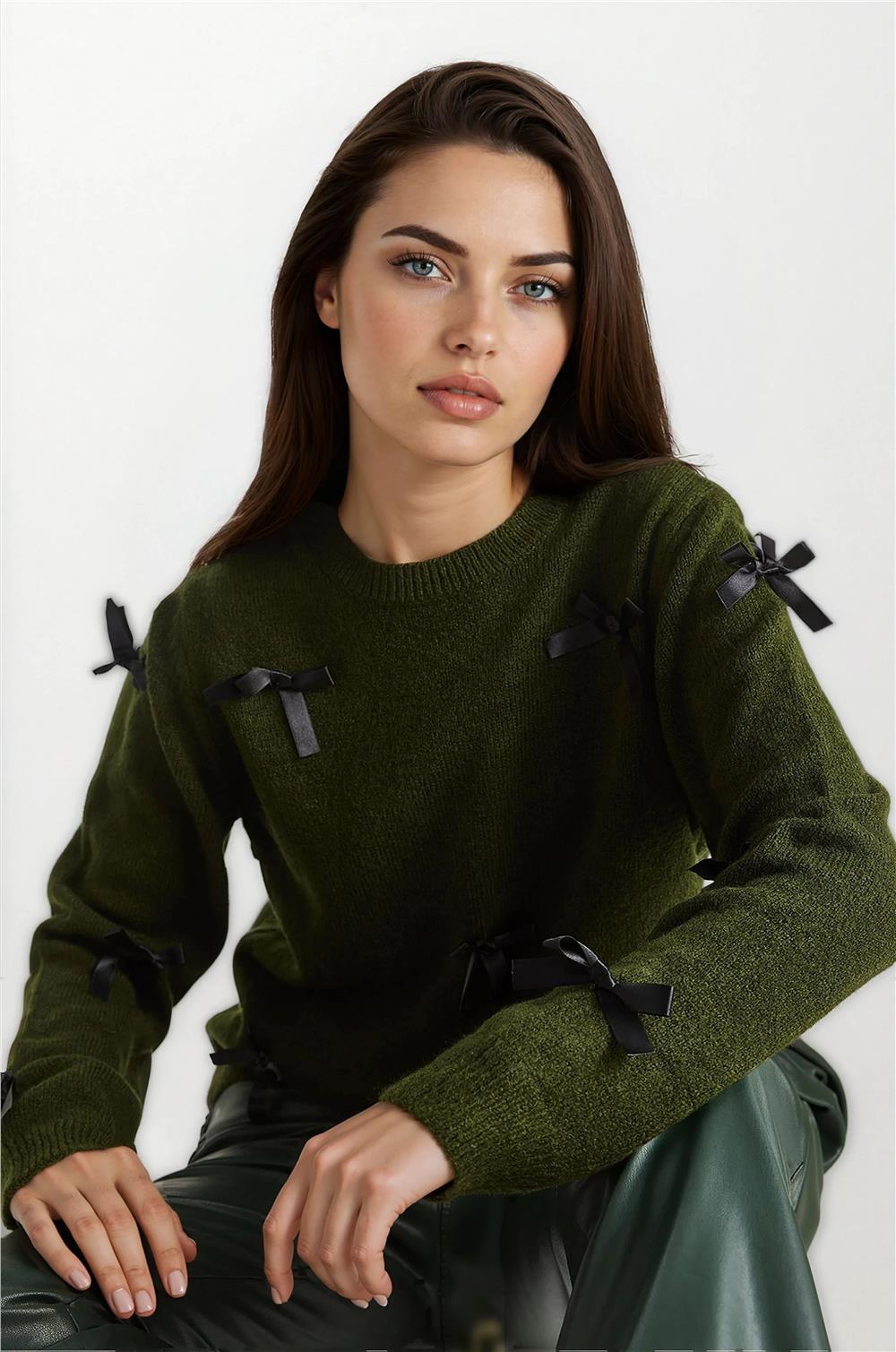 Forest Green Women Sweater