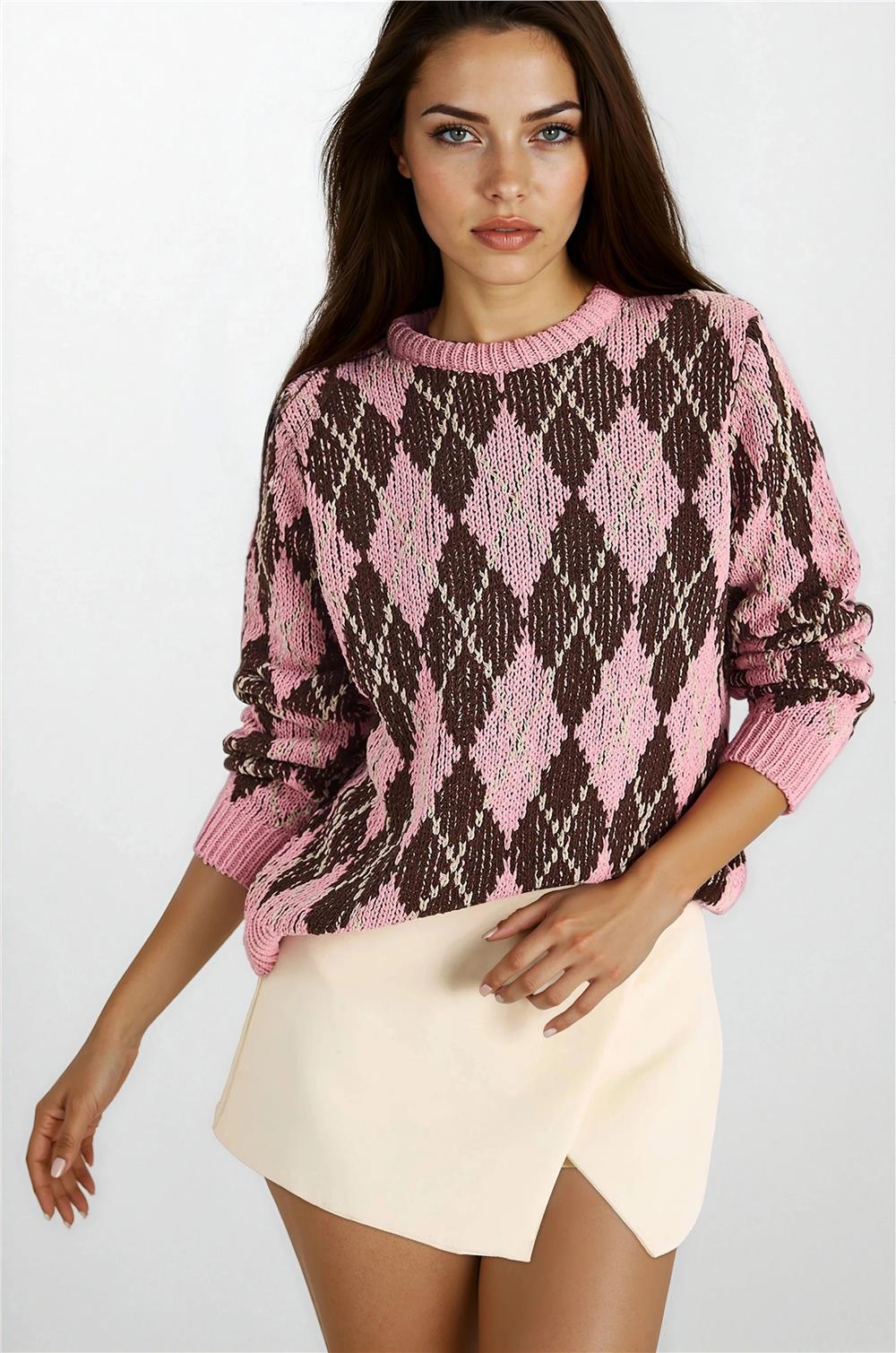 Pink Women Sweater