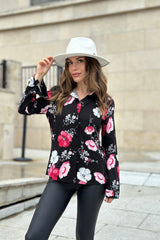Black & Pink Women Shirt