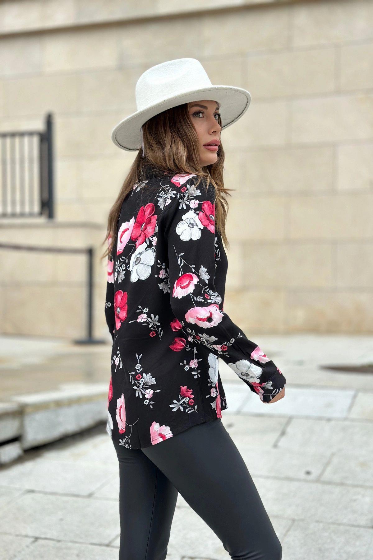 Black & Pink Women Shirt