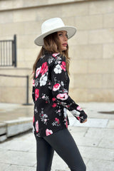 Black & Pink Women Shirt