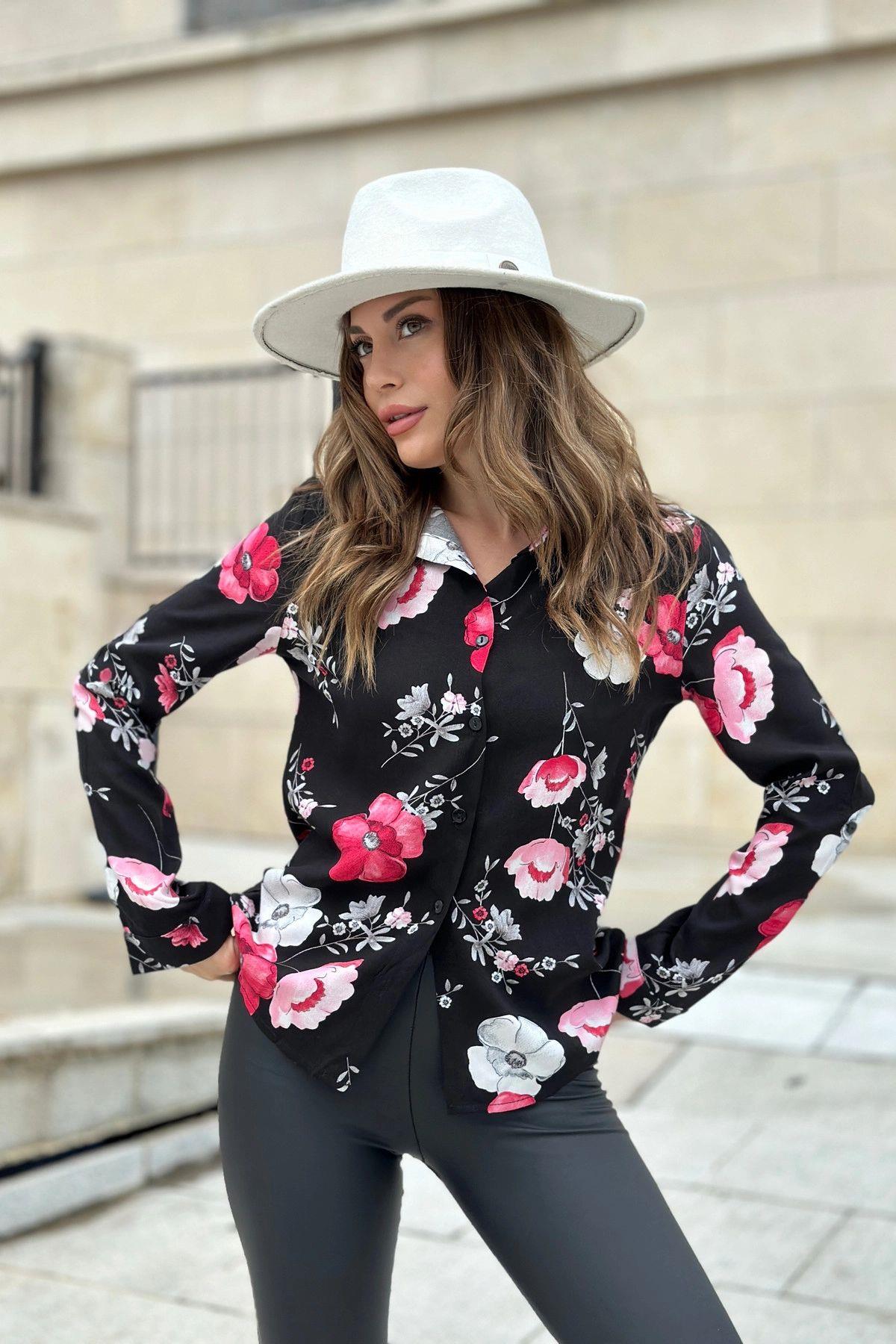 Black & Pink Women Shirt